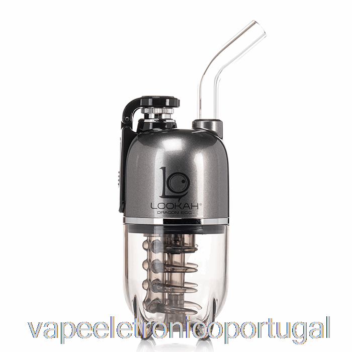 Vape Eletrônico Lookah Dragon Egg E-rig Vapor Kit Cinza